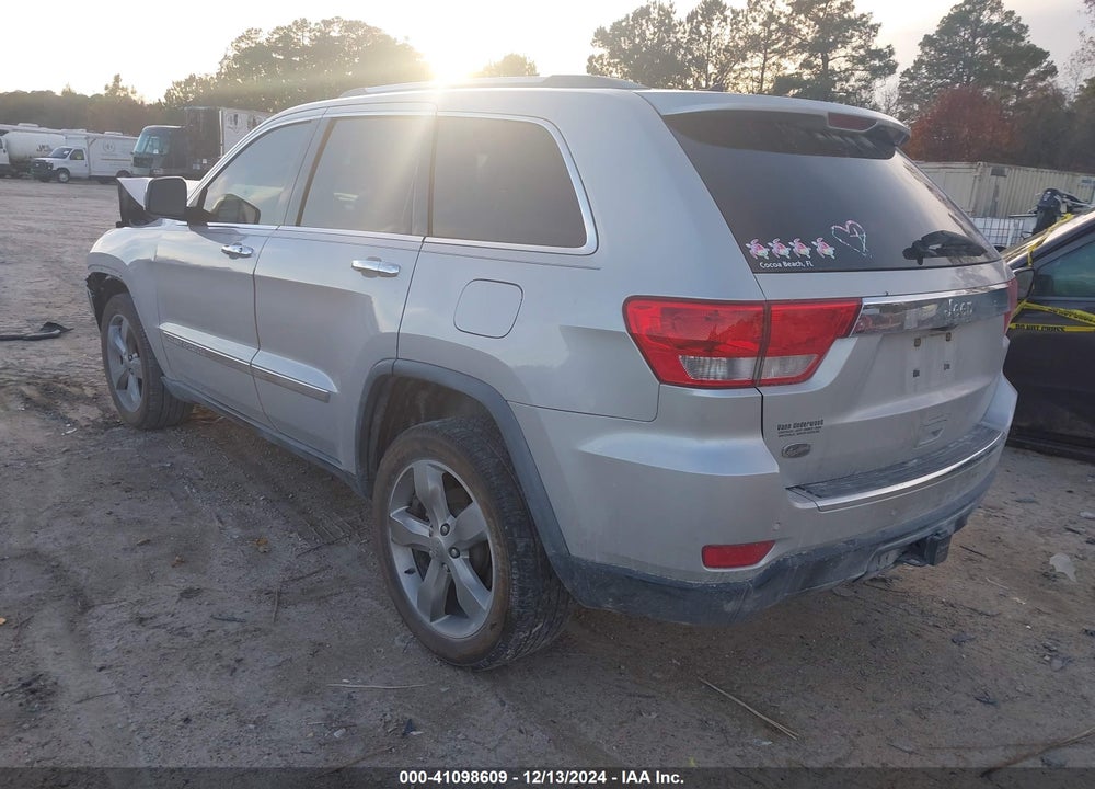 2012 JEEP GRAND CHEROKEE OVERLAND VIN: 1C4RJECGXCC157385
