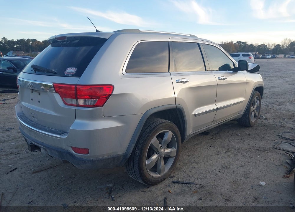 2012 JEEP GRAND CHEROKEE OVERLAND VIN: 1C4RJECGXCC157385