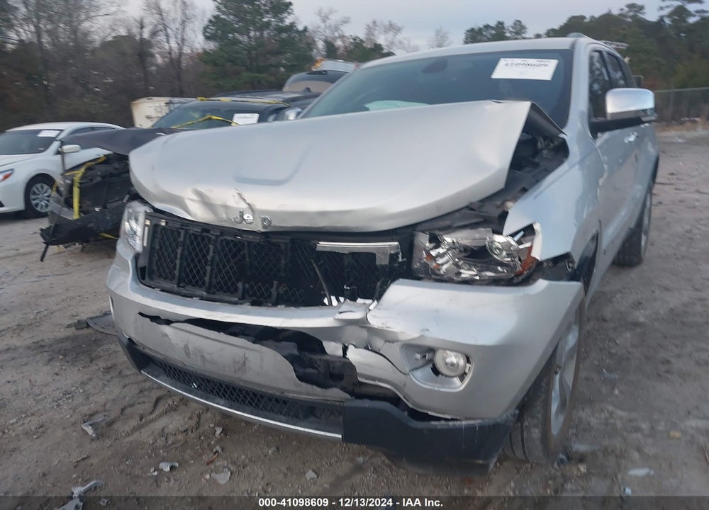 2012 JEEP GRAND CHEROKEE OVERLAND VIN: 1C4RJECGXCC157385