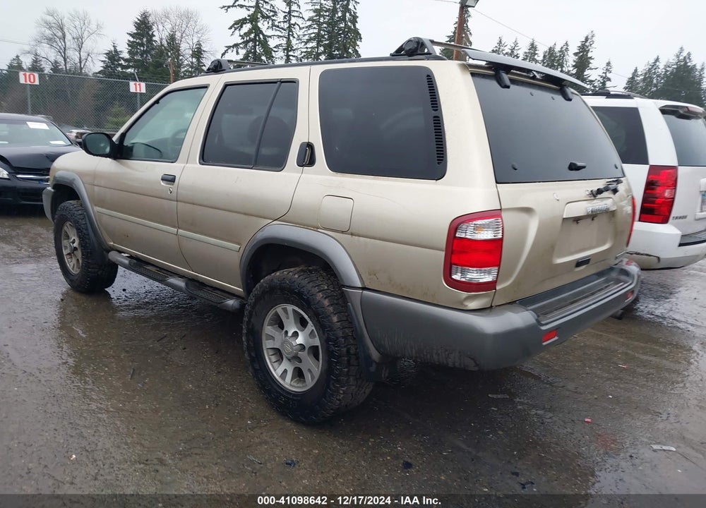 2001 NISSAN PATHFINDER SE VIN: JN8DR07Y31W507769