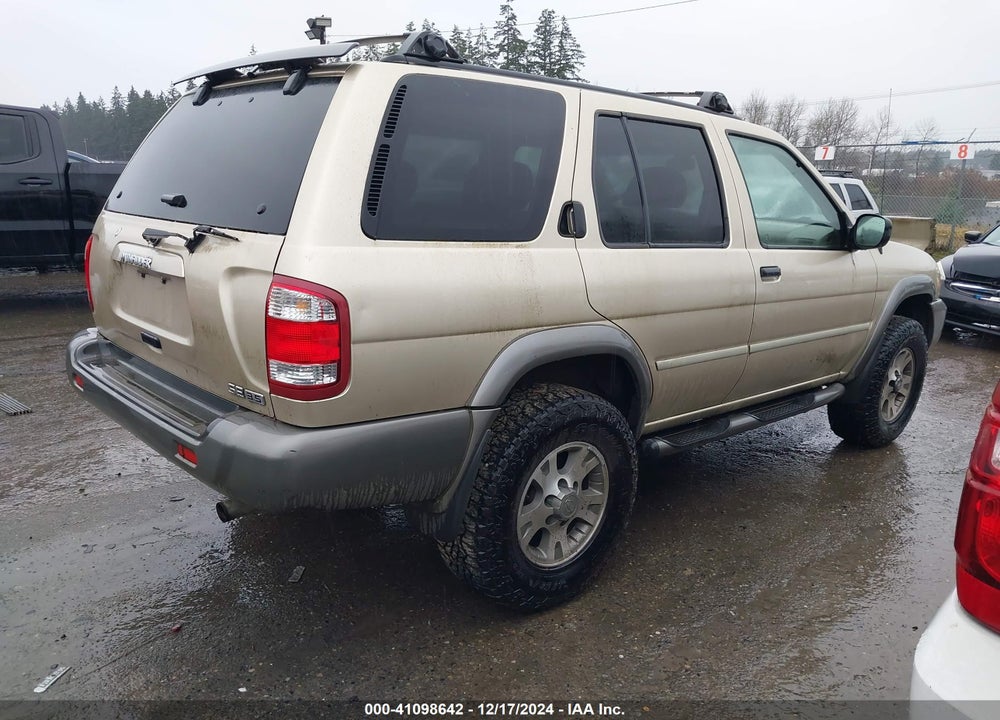 2001 NISSAN PATHFINDER SE VIN: JN8DR07Y31W507769