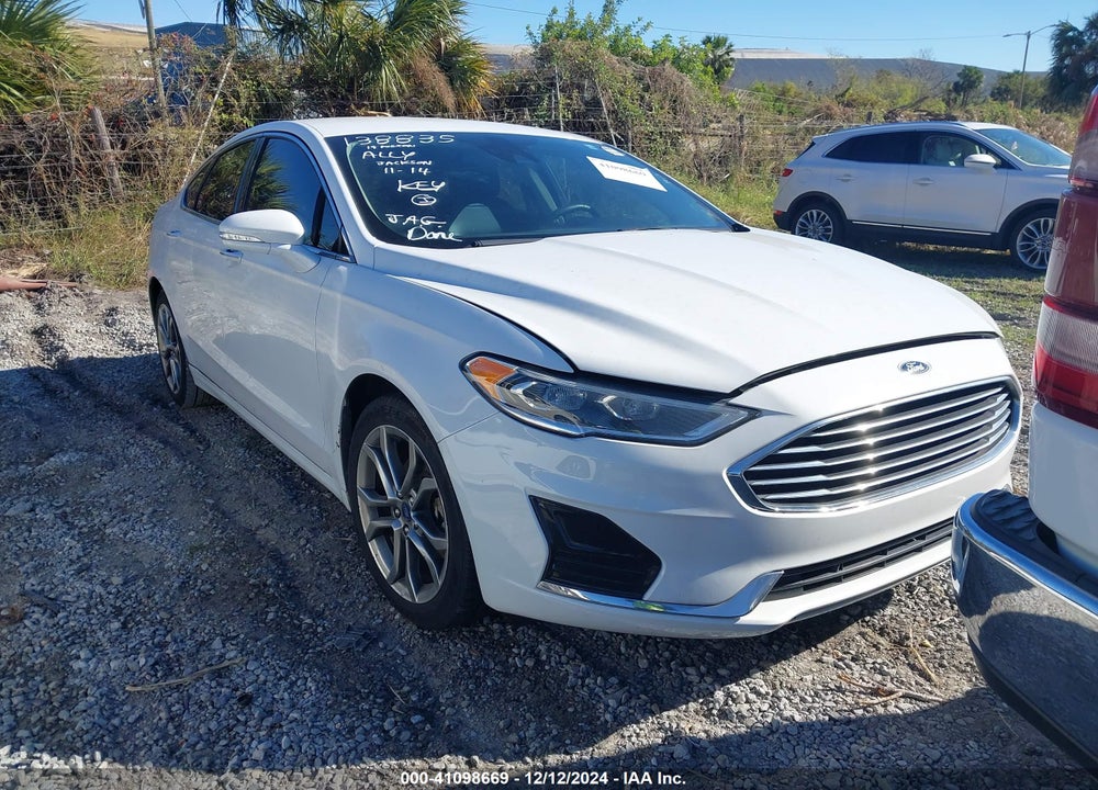 2019 FORD FUSION SEL VIN: 3FA6P0CD8KR138835