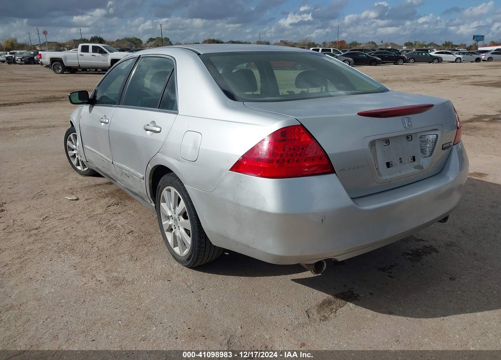 2007 HONDA ACCORD 3.0 LX VIN: 1HGCM66377A005174