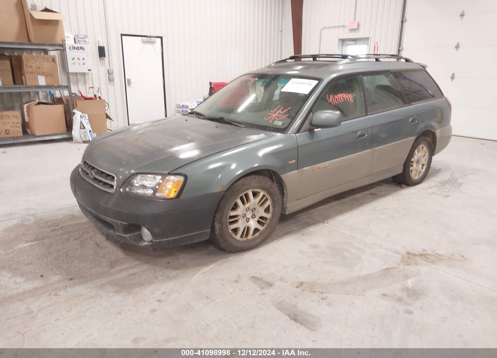2002 SUBARU OUTBACK H6-3.0 VDC VIN: 4S3BH896827646906