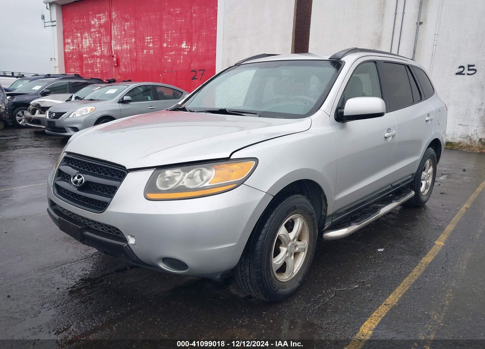 2008 HYUNDAI SANTA FE GLS VIN: 5NMSG13D48H157597