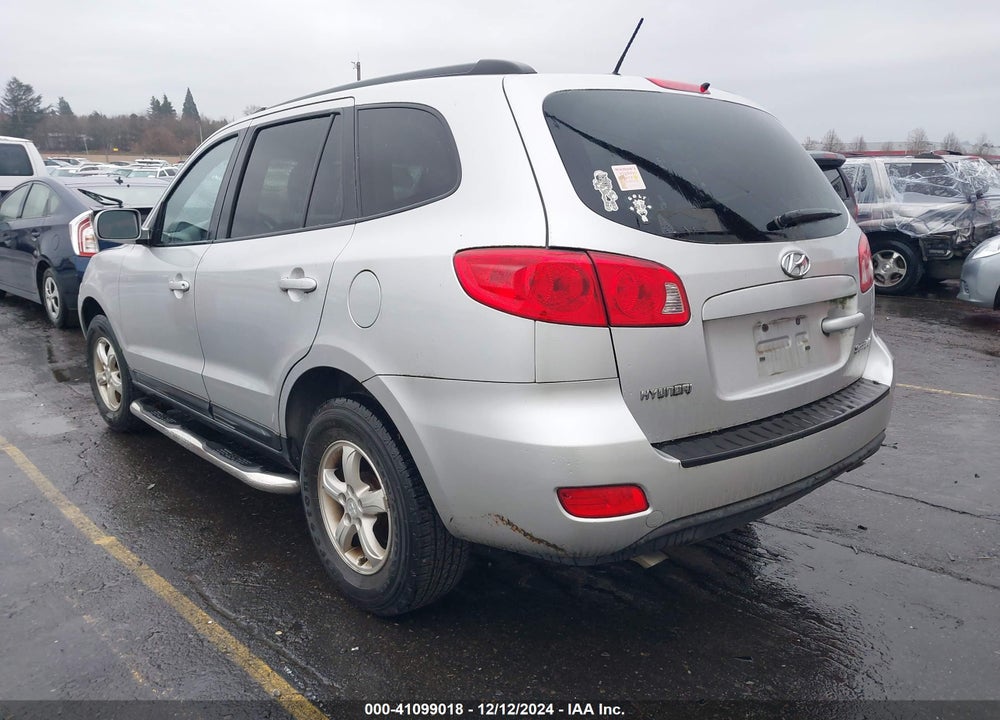 2008 HYUNDAI SANTA FE GLS VIN: 5NMSG13D48H157597