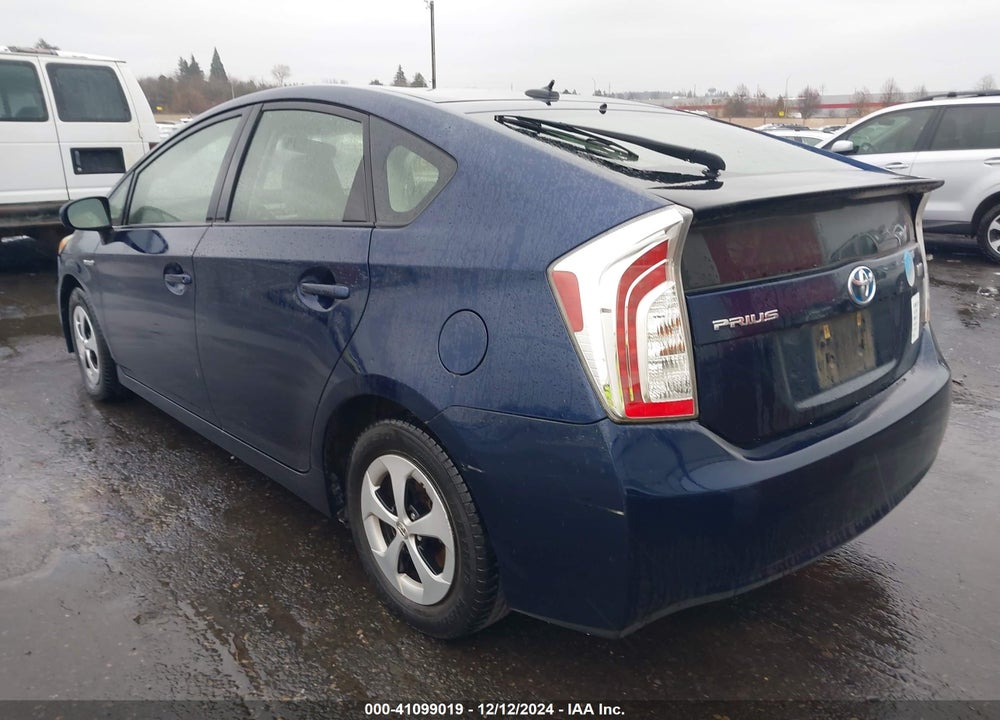 2012 TOYOTA PRIUS THREE VIN: JTDKN3DU5C1539480