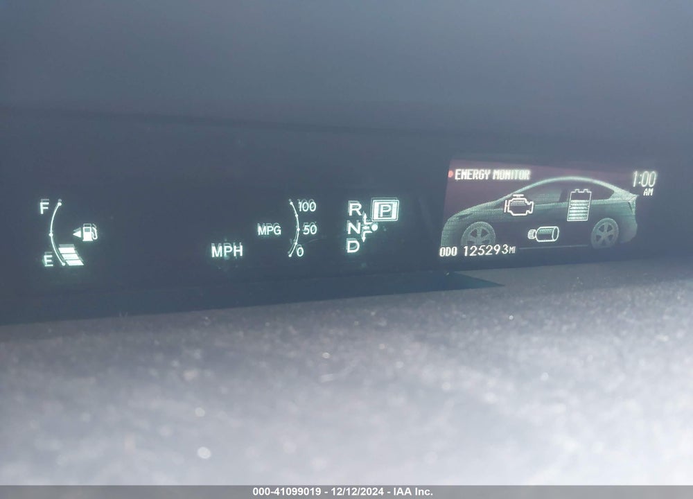 2012 TOYOTA PRIUS THREE VIN: JTDKN3DU5C1539480