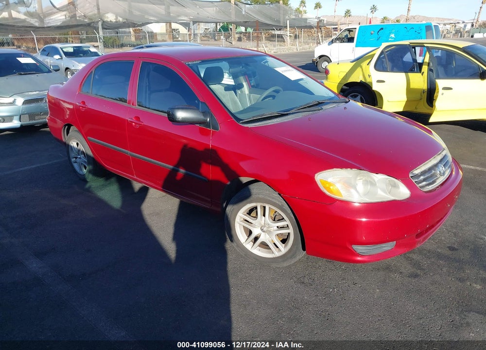 2003 TOYOTA COROLLA CE VIN: JTDBR32E230026449