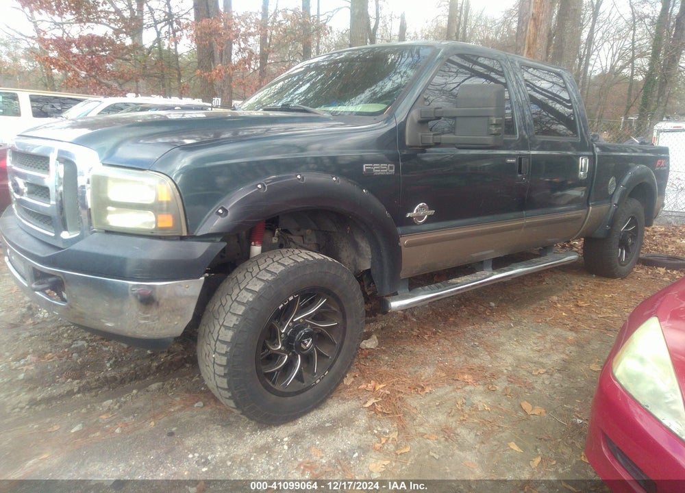2004 FORD F-250 VIN: 1FTNW21P14EB77709