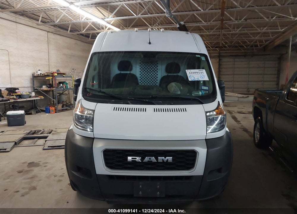 2021 RAM PROMASTER 2500 HIGH ROOF 159 WB VIN: 3C6LRVDG2ME544186