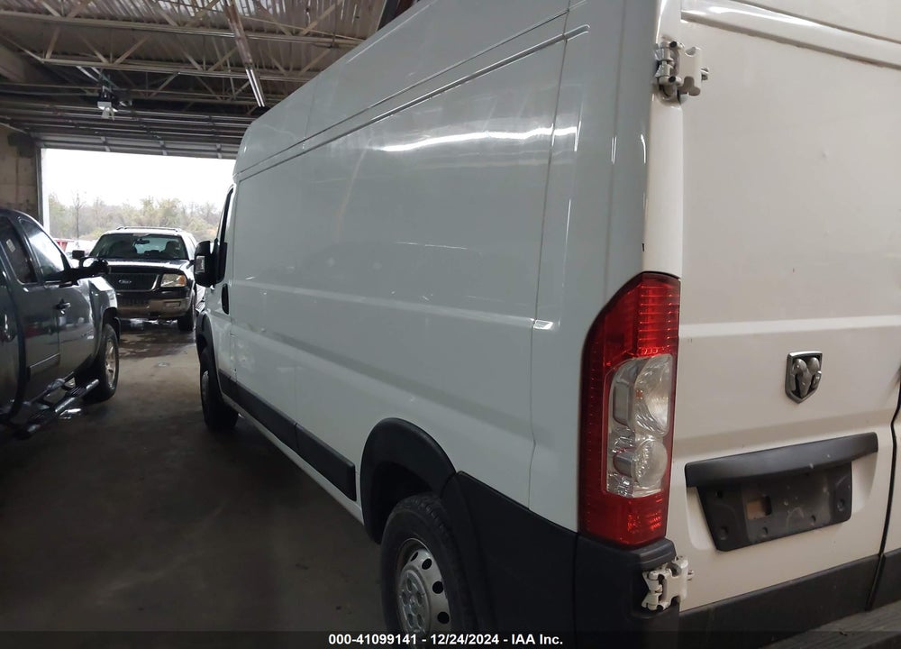 2021 RAM PROMASTER 2500 HIGH ROOF 159 WB VIN: 3C6LRVDG2ME544186