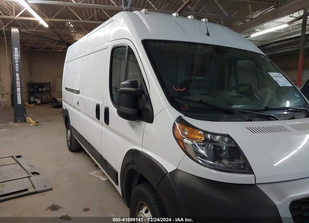 2021 RAM PROMASTER 2500 HIGH ROOF 159 WB VIN: 3C6LRVDG2ME544186