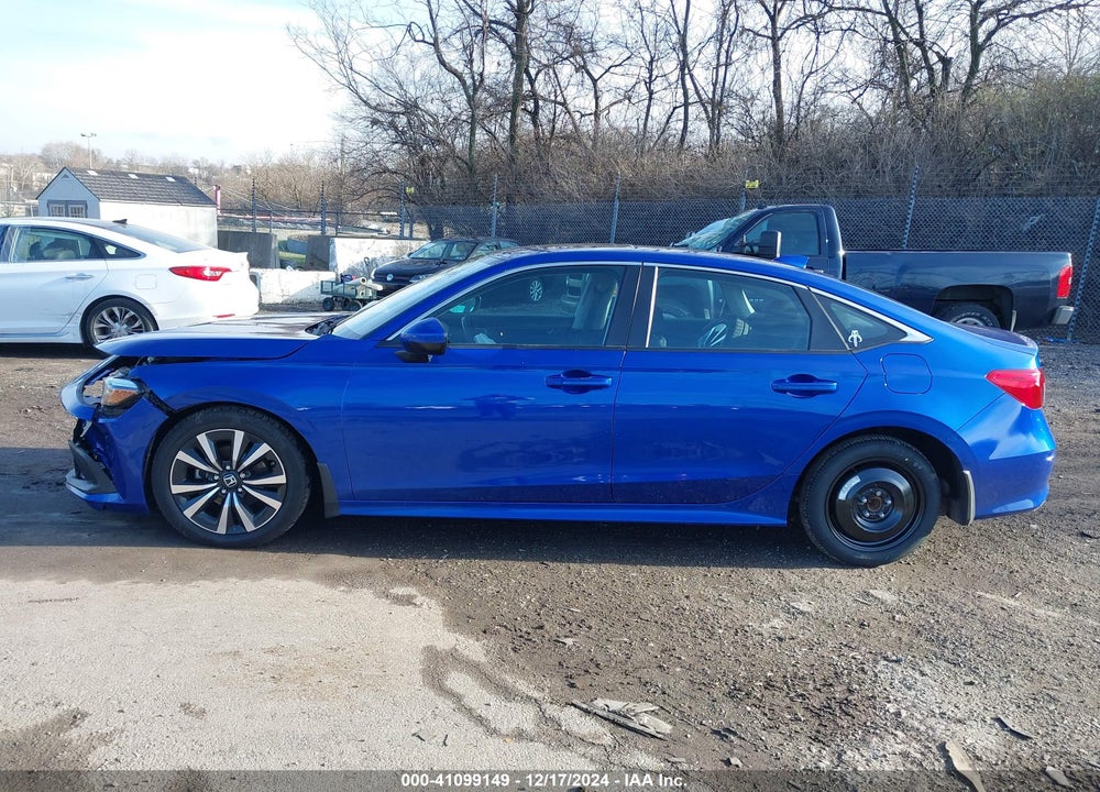 2022 HONDA CIVIC EX VIN: 2HGFE1F71NH317022