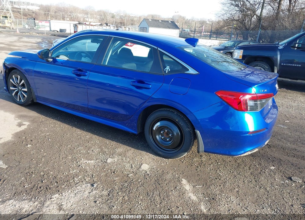 2022 HONDA CIVIC EX VIN: 2HGFE1F71NH317022