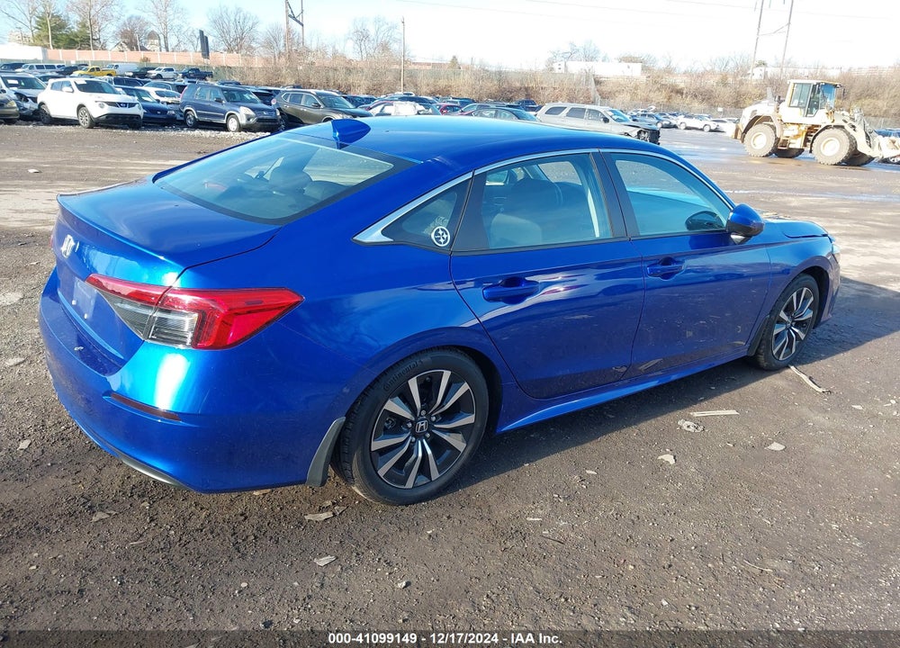 2022 HONDA CIVIC EX VIN: 2HGFE1F71NH317022