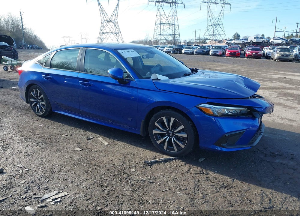 2022 HONDA CIVIC EX VIN: 2HGFE1F71NH317022