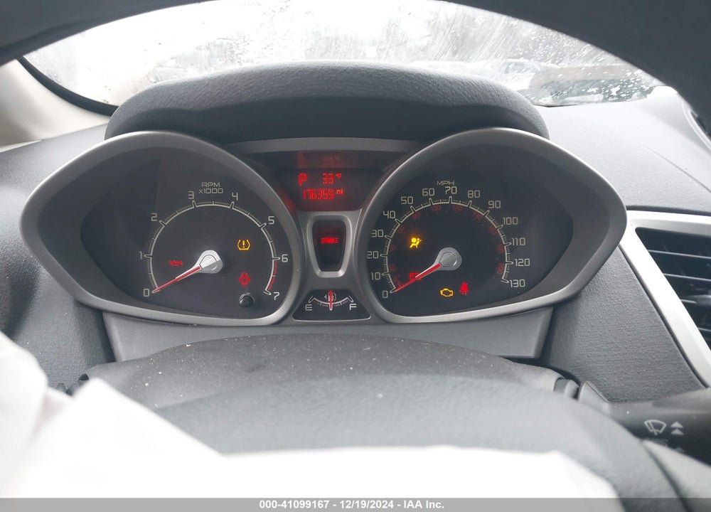 2012 FORD FIESTA SE VIN: 3FADP4BJ9CM110739