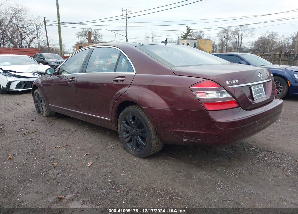 2007 MERCEDES-BENZ S 550 4MATIC VIN: WDDNG86X37A136430