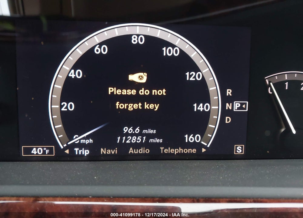 2007 MERCEDES-BENZ S 550 4MATIC VIN: WDDNG86X37A136430