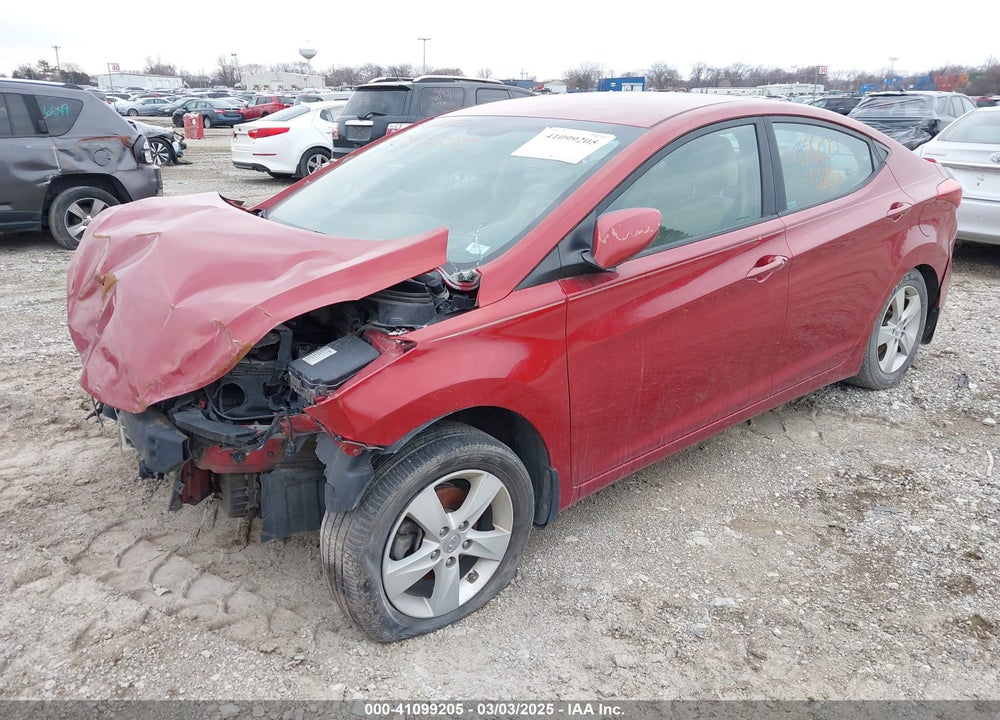 2013 HYUNDAI ELANTRA VIN: KMHDH4AE8DU538502