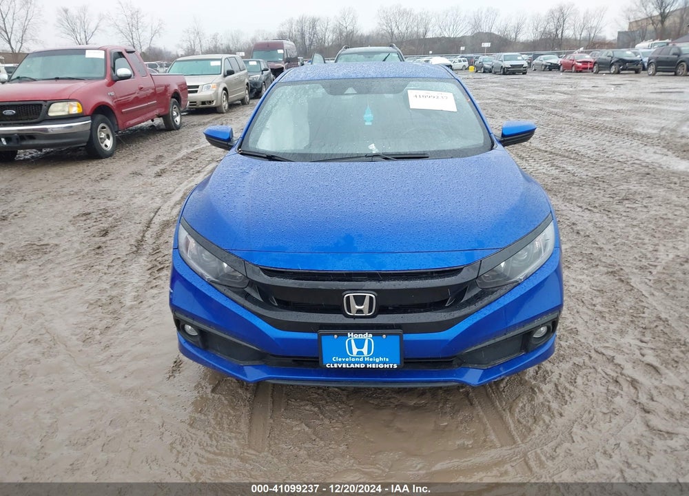 2020 HONDA CIVIC VIN: 2HGFC2F80LH580619