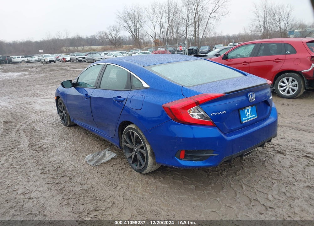 2020 HONDA CIVIC VIN: 2HGFC2F80LH580619