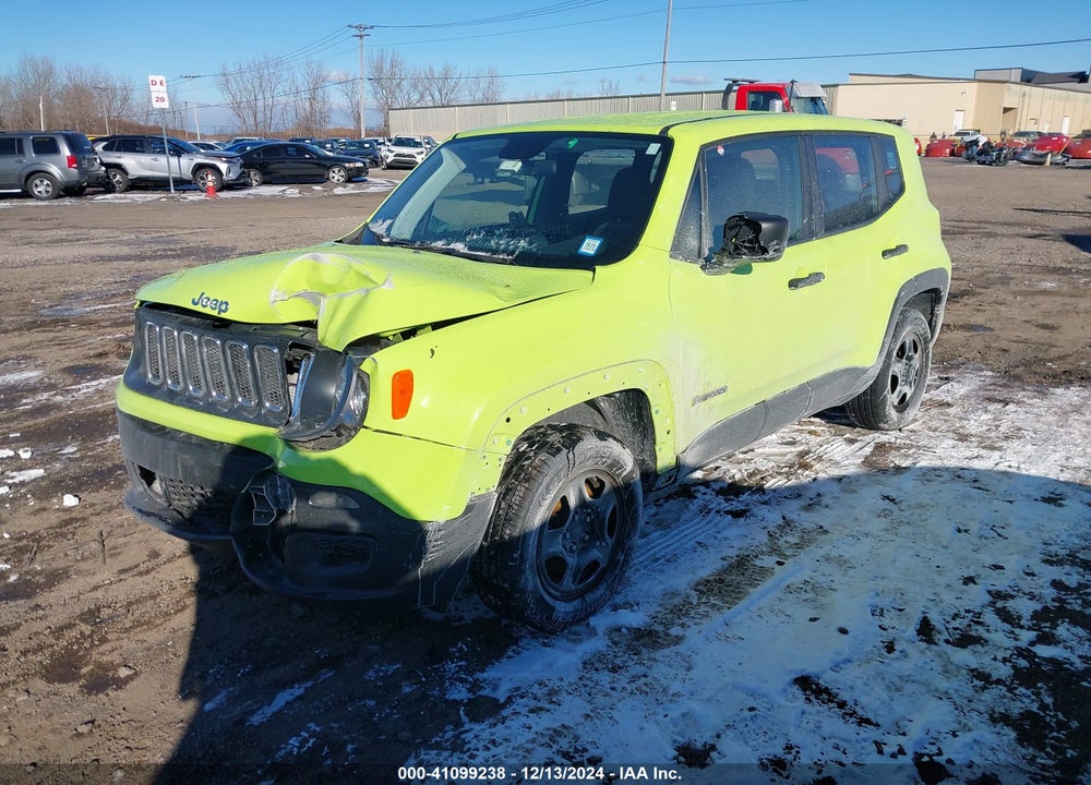 2018 JEEP RENEGADE SPORT 4X4 VIN: ZACCJBAB8JPJ47939