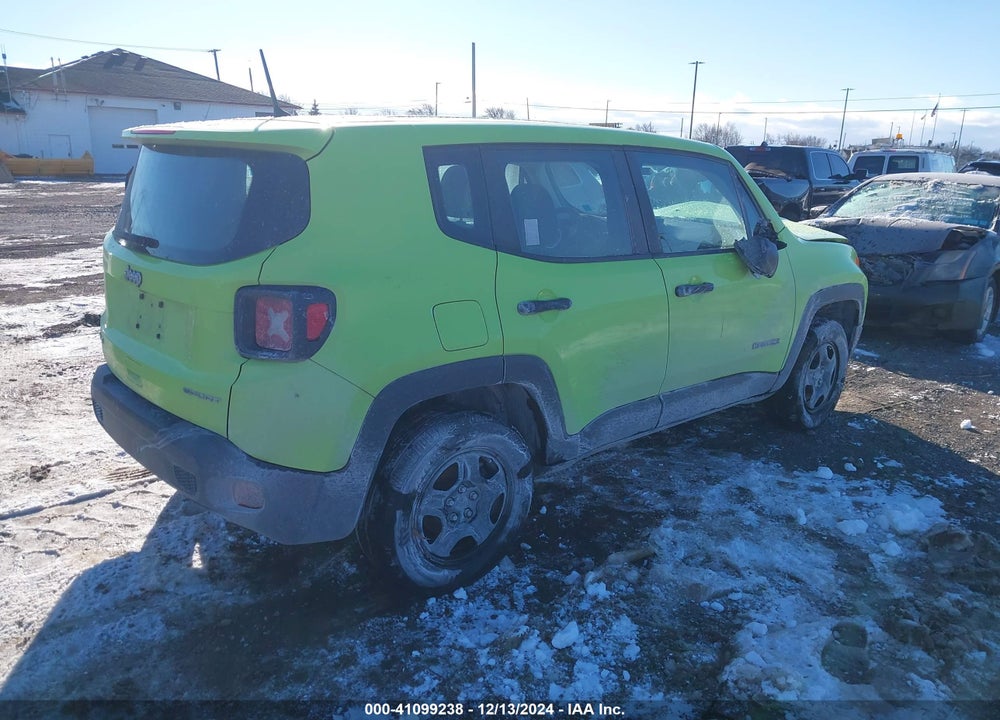 2018 JEEP RENEGADE SPORT 4X4 VIN: ZACCJBAB8JPJ47939