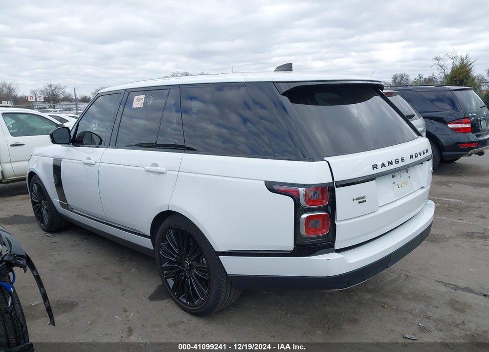2020 LAND ROVER RANGE ROVER HSE VIN: SALGS2RU5LA408169