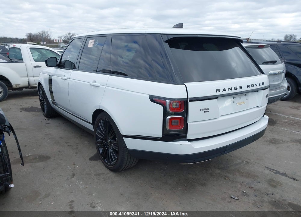 2020 LAND ROVER RANGE ROVER HSE VIN: SALGS2RU5LA408169