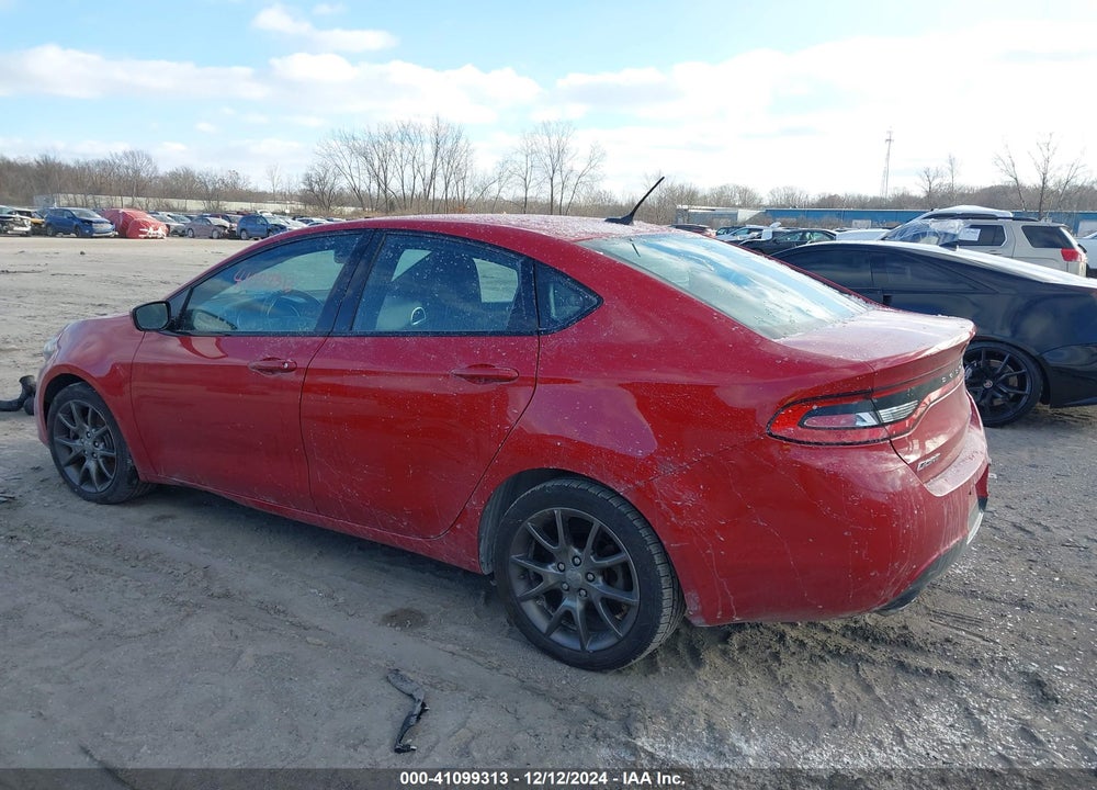 2014 DODGE DART SXT VIN: 1C3CDFBB9ED878081