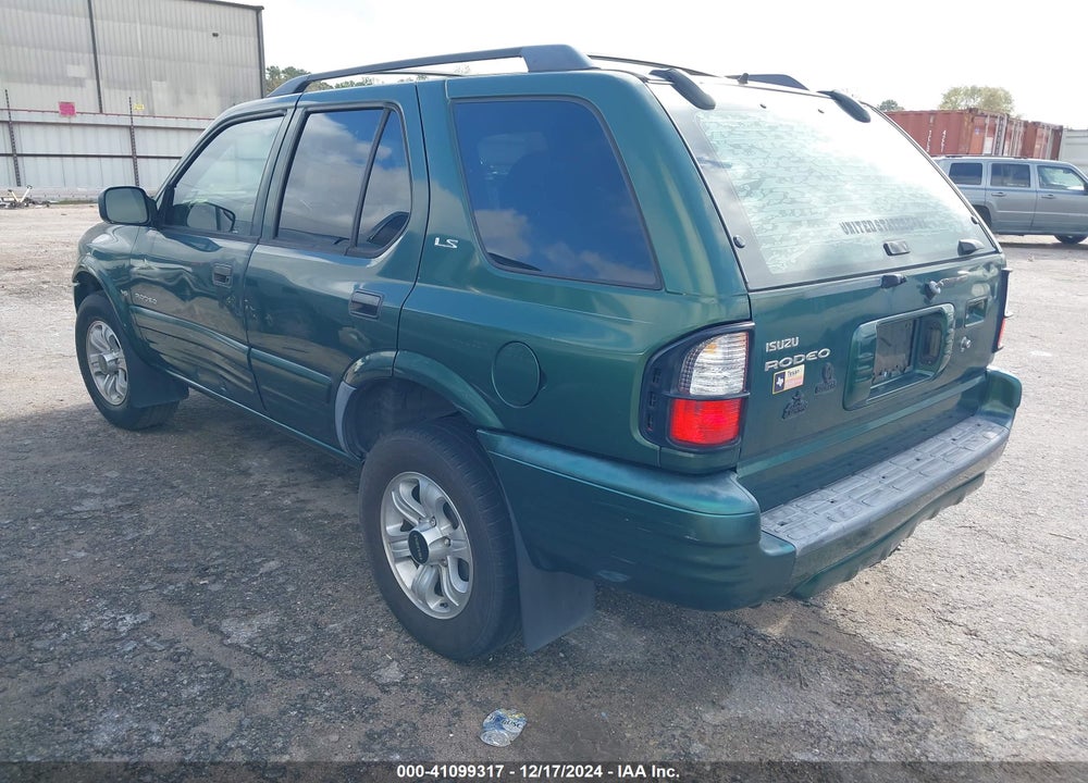2001 ISUZU RODEO LS 3.2L V6/LSE 3.2L V6/S 3.2L V6 VIN: 4S2CK58W514358268