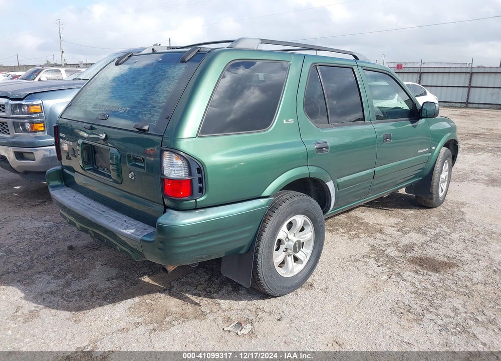 2001 ISUZU RODEO LS 3.2L V6/LSE 3.2L V6/S 3.2L V6 VIN: 4S2CK58W514358268