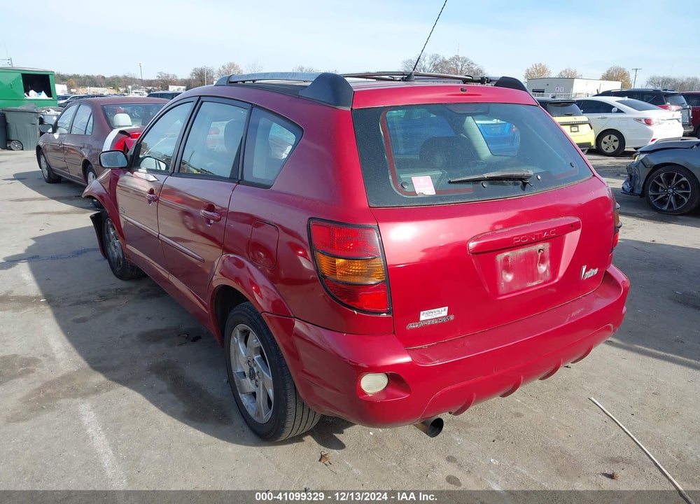 2004 PONTIAC VIBE VIN: 5Y2SM62874Z458302