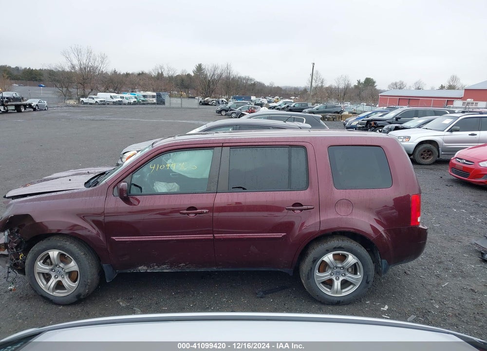 2013 HONDA PILOT EX-L VIN: 5FNYF4H57DB078209