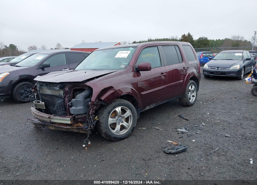 2013 HONDA PILOT EX-L VIN: 5FNYF4H57DB078209