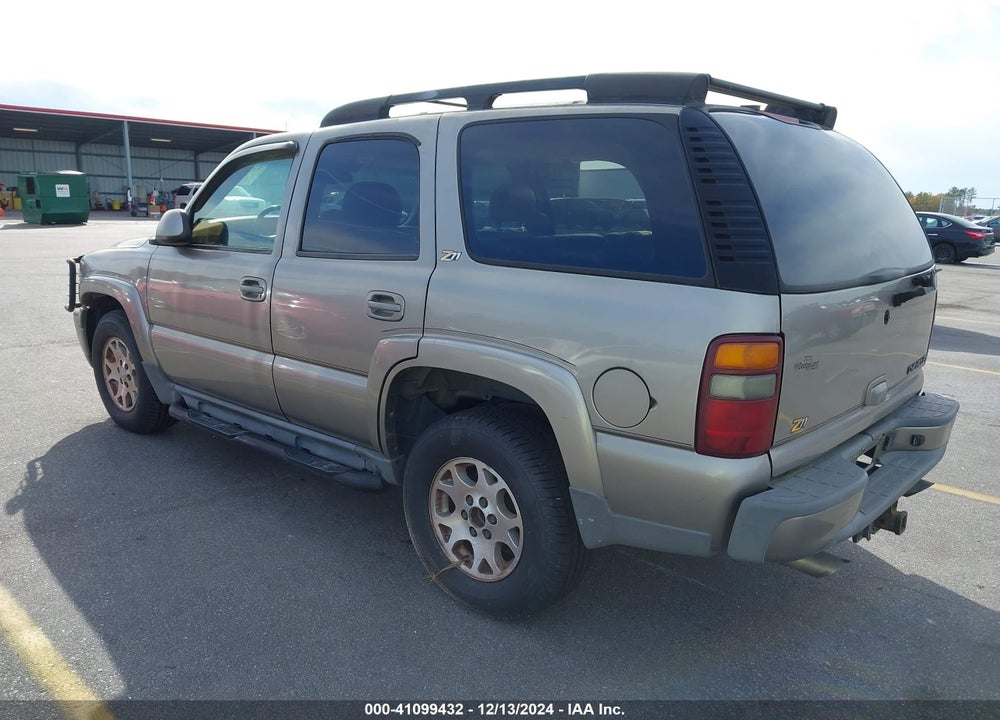 2002 CHEVROLET TAHOE Z71 VIN: 1GNEK13Z72R215588