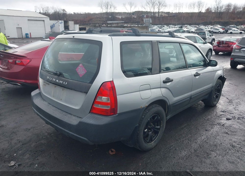 2005 SUBARU FORESTER 2.5X VIN: JF1SG63675H755409