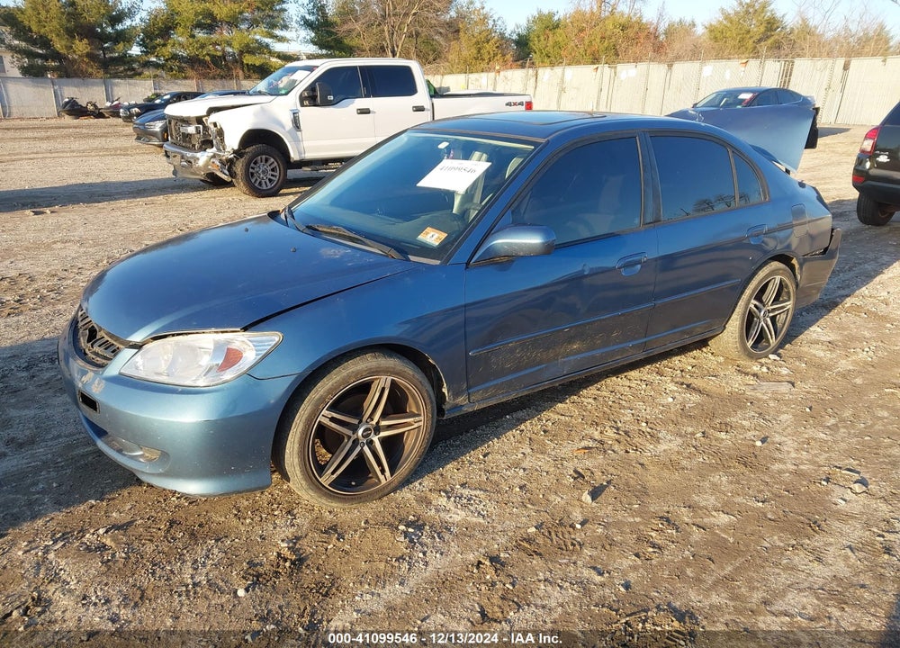 2004 HONDA CIVIC EX VIN: 2HGES26754H569168