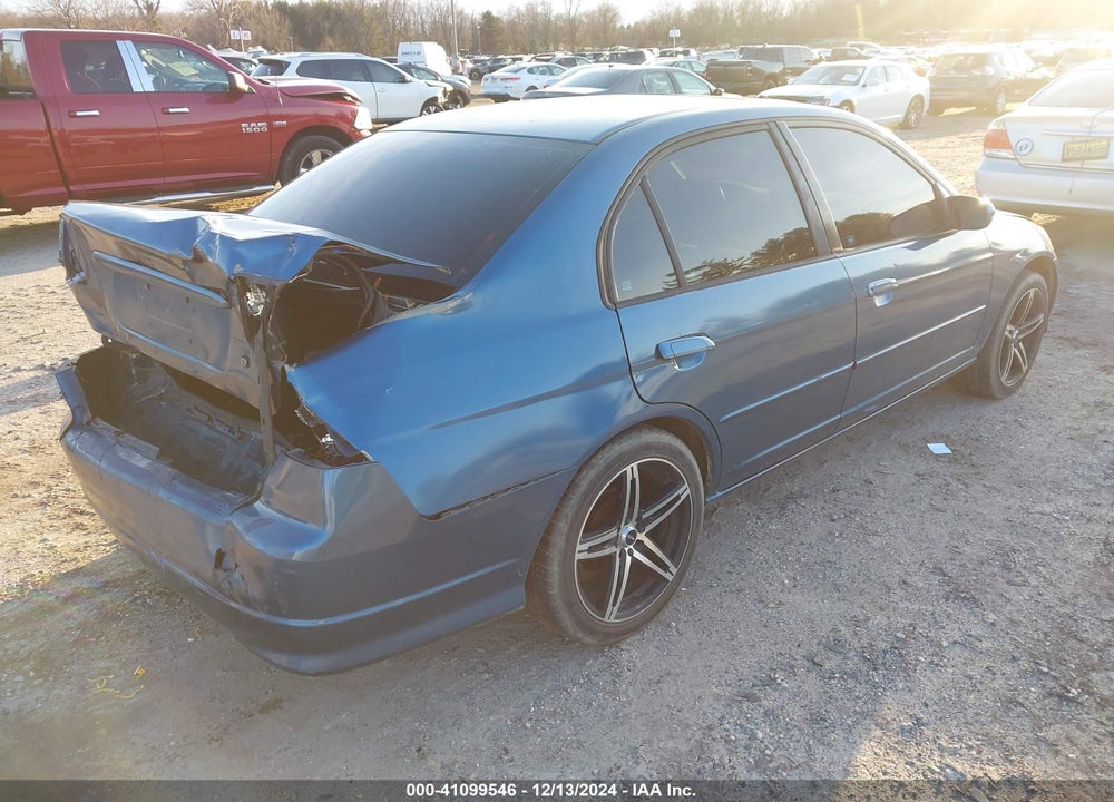 2004 HONDA CIVIC EX VIN: 2HGES26754H569168