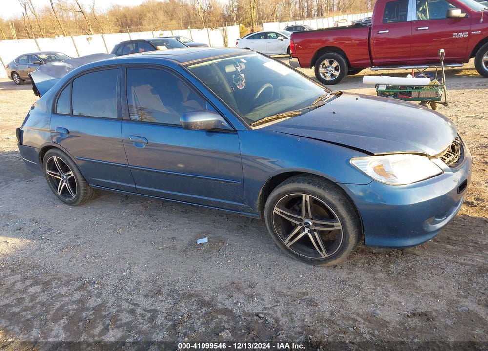 2004 HONDA CIVIC EX VIN: 2HGES26754H569168