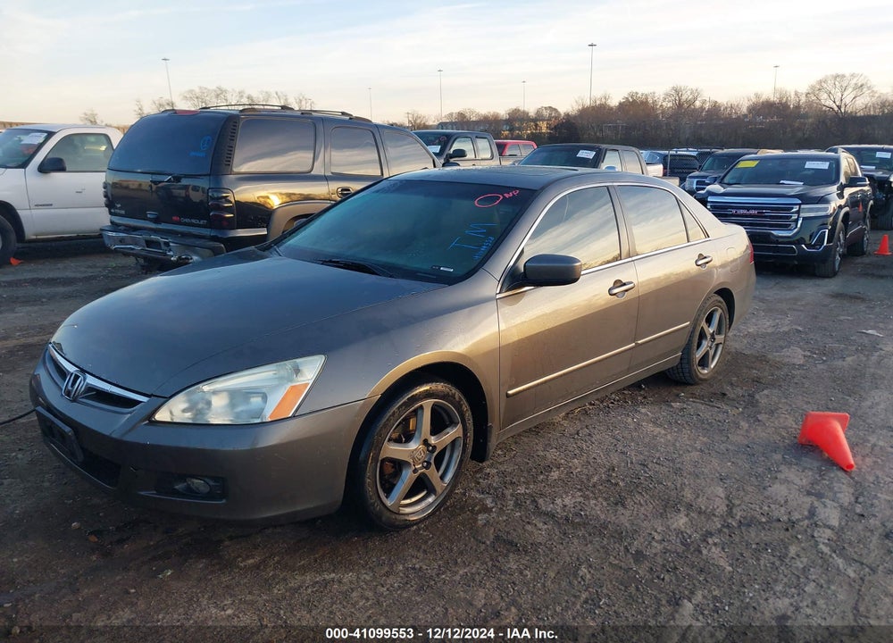 2006 HONDA ACCORD SDN EX-L V6 WITH NAVI VIN: 1HGCM66886A063076