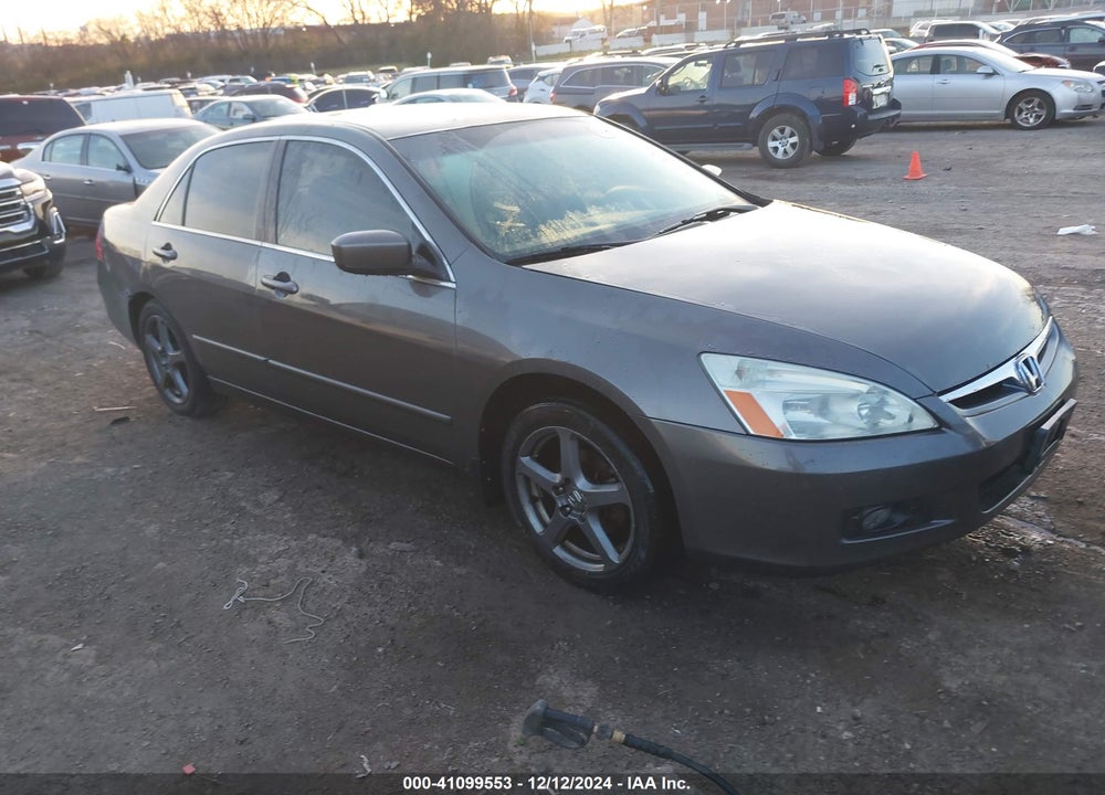 2006 HONDA ACCORD SDN EX-L V6 WITH NAVI VIN: 1HGCM66886A063076