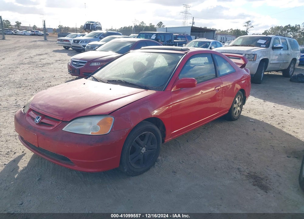 2003 HONDA CIVIC EX VIN: 1HGEM22963L037981