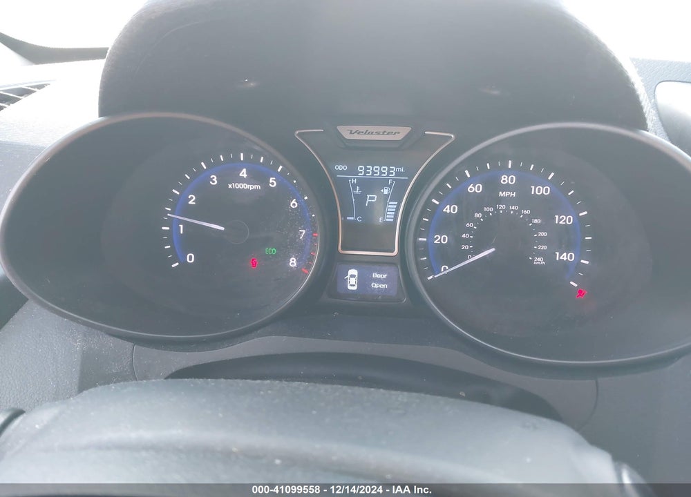 2013 HYUNDAI VELOSTER VIN: KMHTC6AE3DU156710