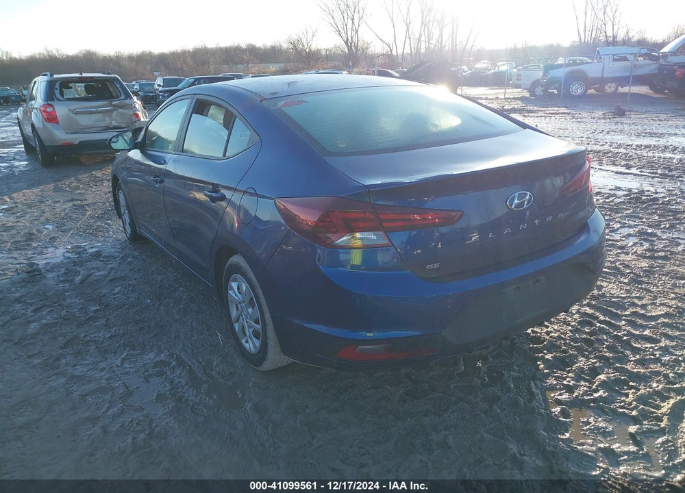 2019 HYUNDAI ELANTRA VIN: 5NPD74LF5KH496276
