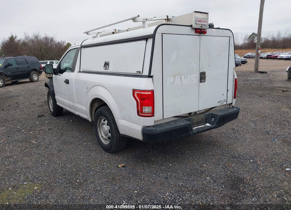 2017 FORD F-150 VIN: 1FTMF1C83HKE54444