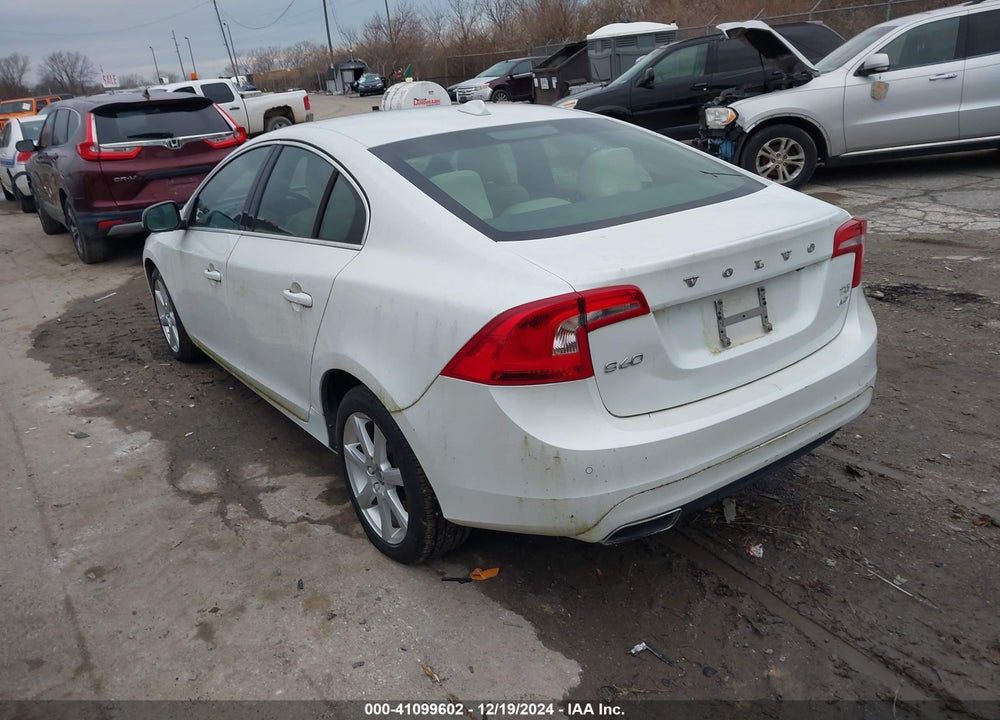 2016 VOLVO S60 T5 PREMIER VIN: YV1612TK6G2401433
