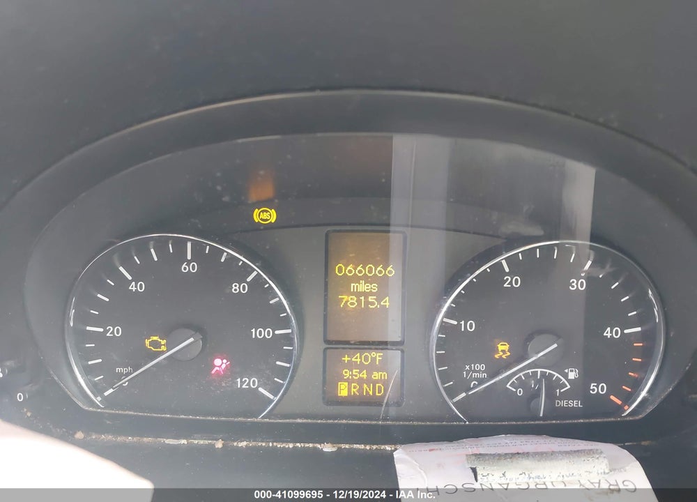 2015 MERCEDES-BENZ SPRINTER 2500 NORMAL ROOF VIN: WD4PE7CC7F5989639